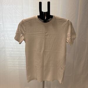 Ricky Singh Denim and Flower Short Sleeve White Shirt Size: S